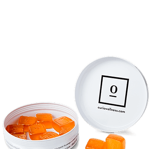 Mango Ginger Medicated Chews 400mg THC (40mg per piece) - Curio